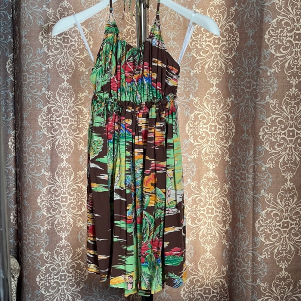 GUC Ralph Lauren Halter Summer Dress Size 8